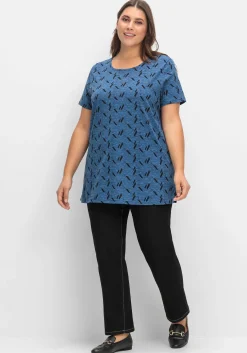 Shirt aus Jersey, mit Alloverdruck<sheego Fashion