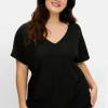 Shirt aus Struktur-Jersey, mit Gummizugsaum<sheego Hot