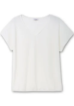 Shirt aus Struktur-Jersey, mit Gummizugsaum<sheego Clearance