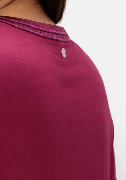 Shirt in A-Linie mit dekorativer Blende, aus Viskose-Jersey<sheego Sale