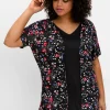 Shirt in 2-in-1-Optik, mit Blumendruck<sheego New
