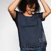 Shirt in 2-in-1-Optik mit Print und Tunnelzug<sheego New