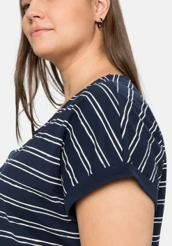 Shirt in Layeroptik, mit dezenten Streifen<sheego Outlet