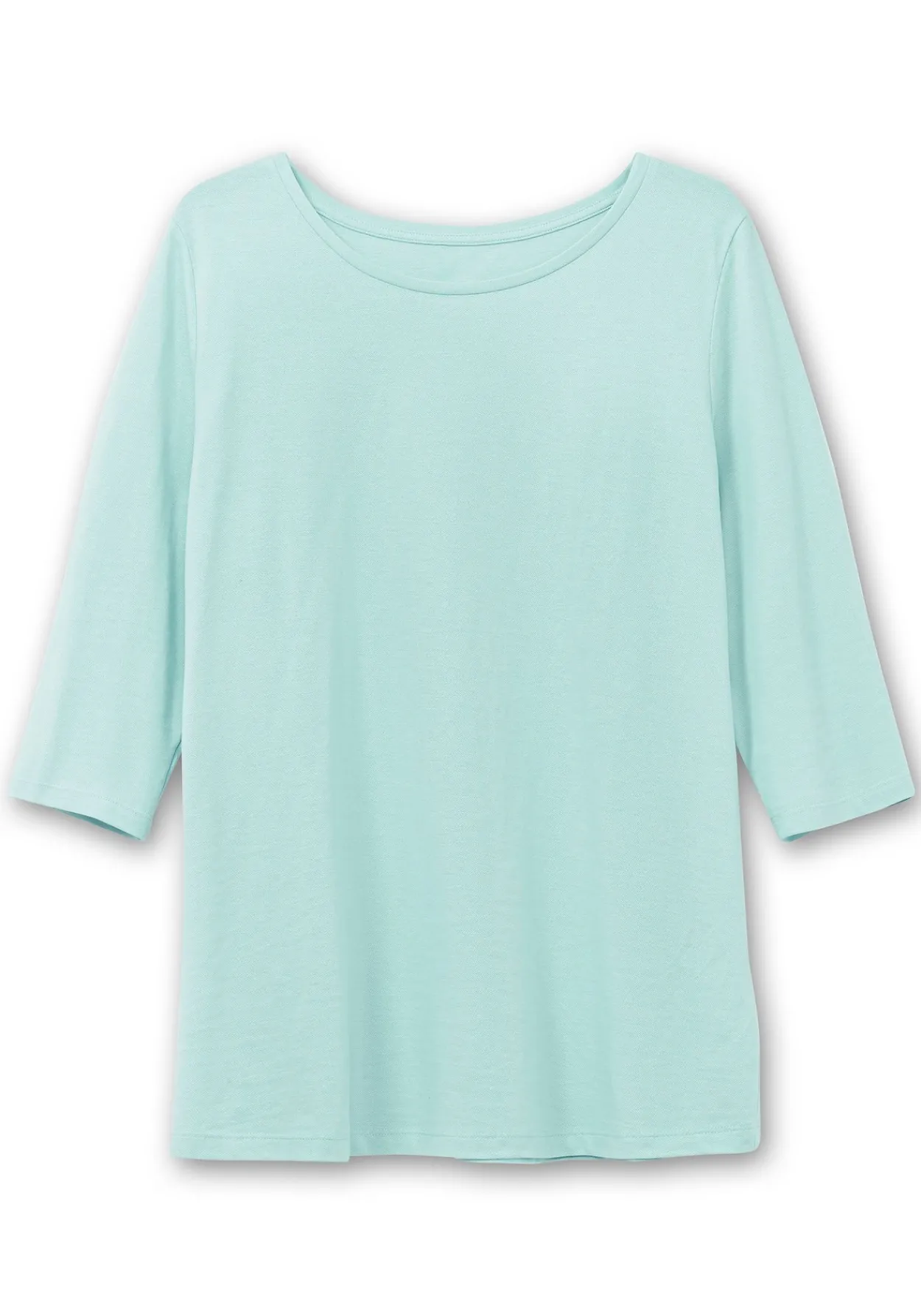Shirt in Piqué-Qualität mit 3/4-Ärmeln<sheego Hot