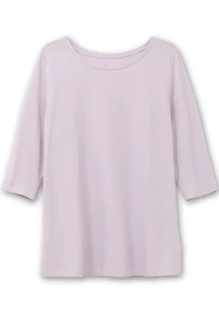 Shirt in Piqué-Qualität mit 3/4-Ärmeln<sheego New