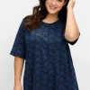 Shirt mit Alloverprint, leicht tailliert<sheego New