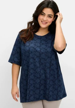 Shirt mit Alloverprint, leicht tailliert<sheego New