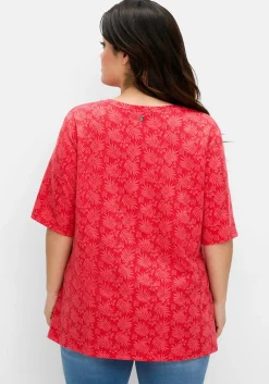 Shirt mit Alloverprint, leicht tailliert<sheego Sale