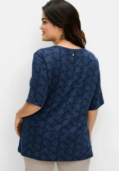 Shirt mit Alloverprint, leicht tailliert<sheego New