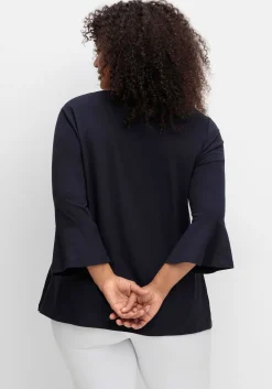 Shirt mit Biesen und Volantärmeln<sheego by Joe Browns Fashion