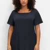 Shirt mit Flügelärmeln und Karree-Ausschnitt<sheego Best