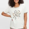 Shirt mit Grafik-Frontprint und Glitzerdetails<sheego Outlet