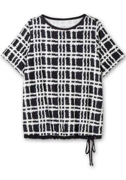 Shirt mit Grafik-Muster und U-Boot-Ausschnitt<sheego New
