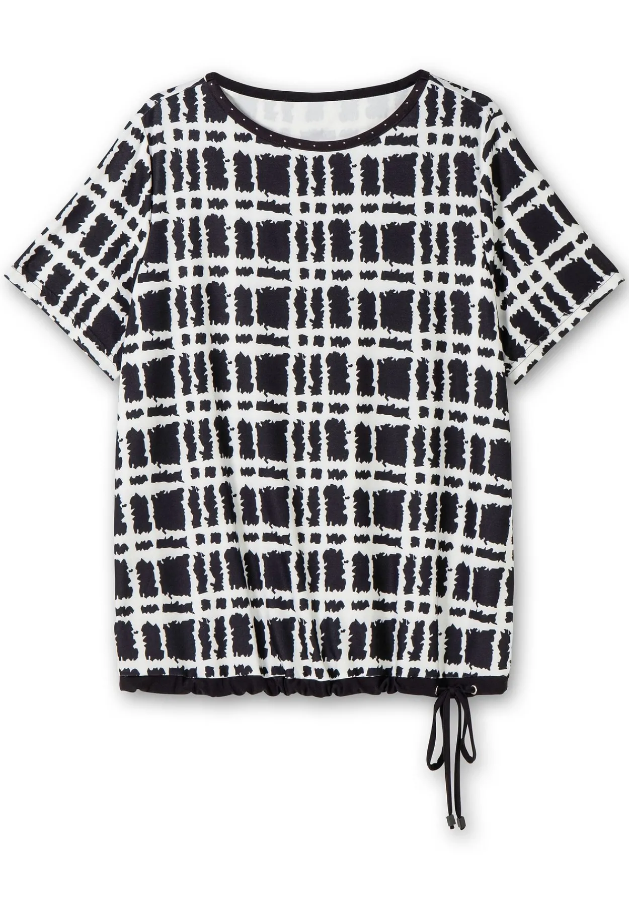 Shirt mit Grafik-Muster und U-Boot-Ausschnitt<sheego New