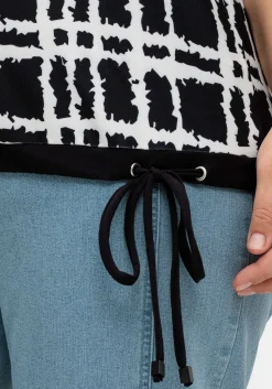 Shirt mit Grafik-Muster und U-Boot-Ausschnitt<sheego New