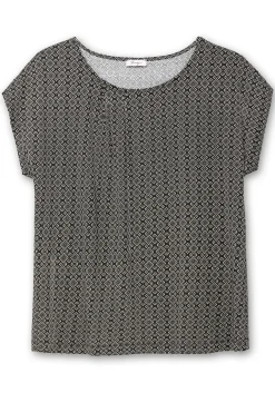 Shirt mit grafischem Minimalprint<sheego Online