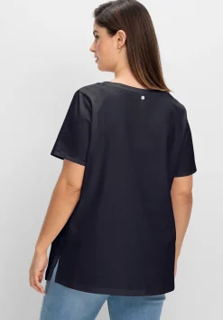 Shirt mit Karreeausschnitt<sheego Discount