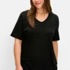 Shirt mit Knotendetail am Saum<sheego Online