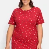 Shirt mit Minimal-Alloverprint<sheego Clearance