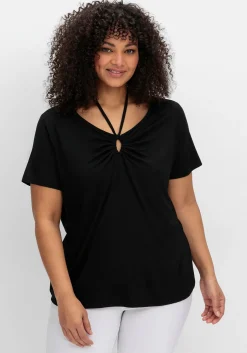 Shirt mit Neckholder-Bindeband<sheego by Joe Browns Discount
