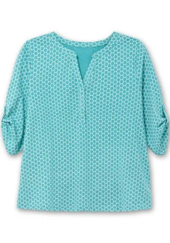 Shirt mit 3/4-Ärmeln und Grafikprint<sheego Hot