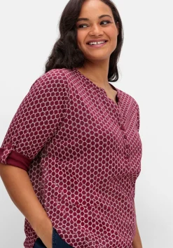 Shirt mit 3/4-Ärmeln und Grafikprint<sheego Sale