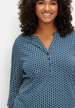 Shirt mit 3/4-Ärmeln und Grafikprint<sheego Best