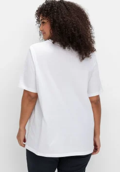 Shirt mit V-Ausschnitt, aus leichtem Jersey<sheego Best