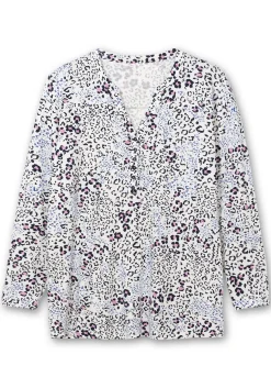 Shirtbluse aus Viskosejersey, mit Animalprint<sheego Hot