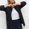 Shirtjacke mit Stehkragen und Bindeband<sheego Sale