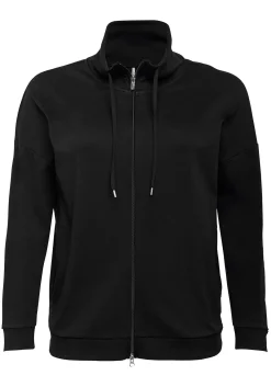Shirtjacke mit Stehkragen und Bindeband<sheego Fashion