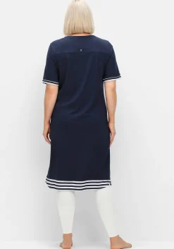 Shirtkleid aus Jersey, mit Ringel-Details<sheego Fashion