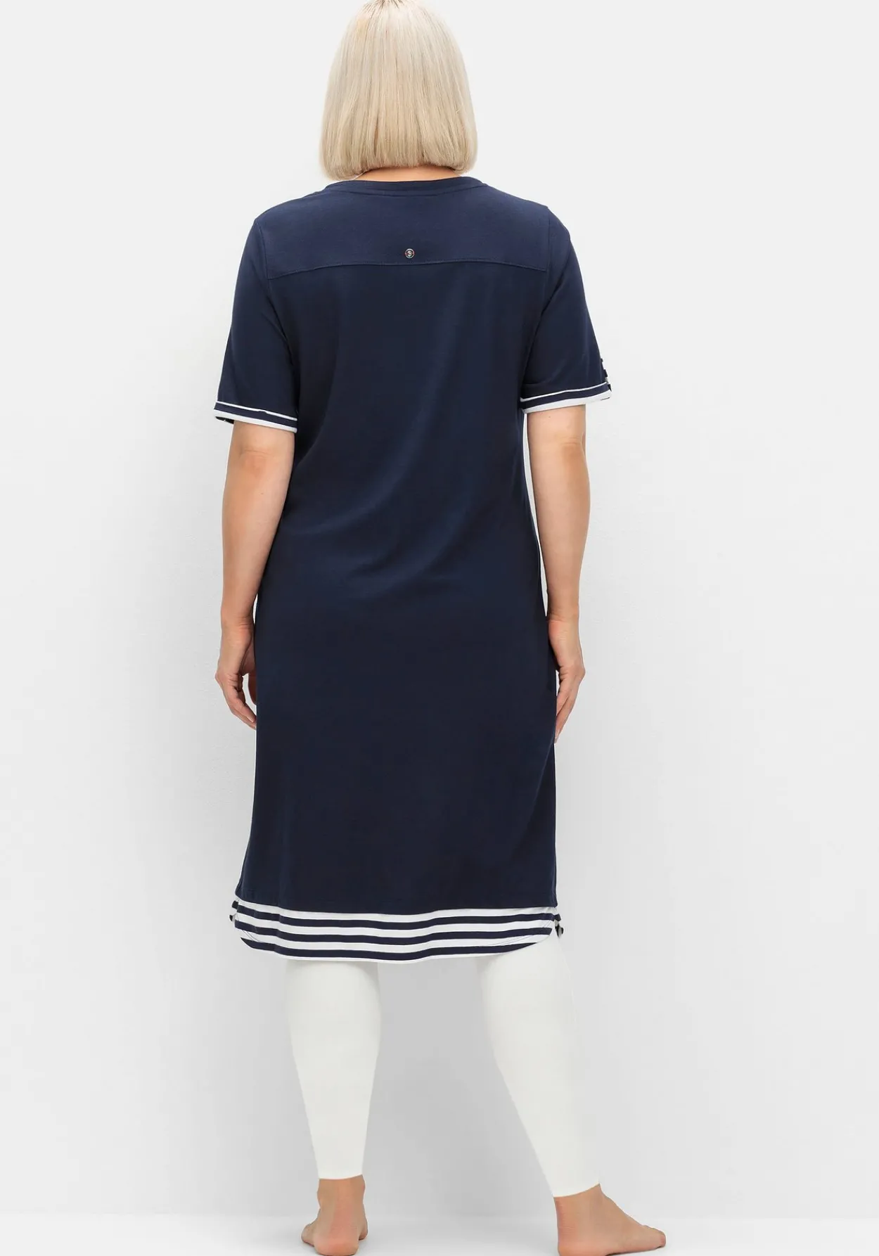 Shirtkleid aus Jersey, mit Ringel-Details<sheego Fashion