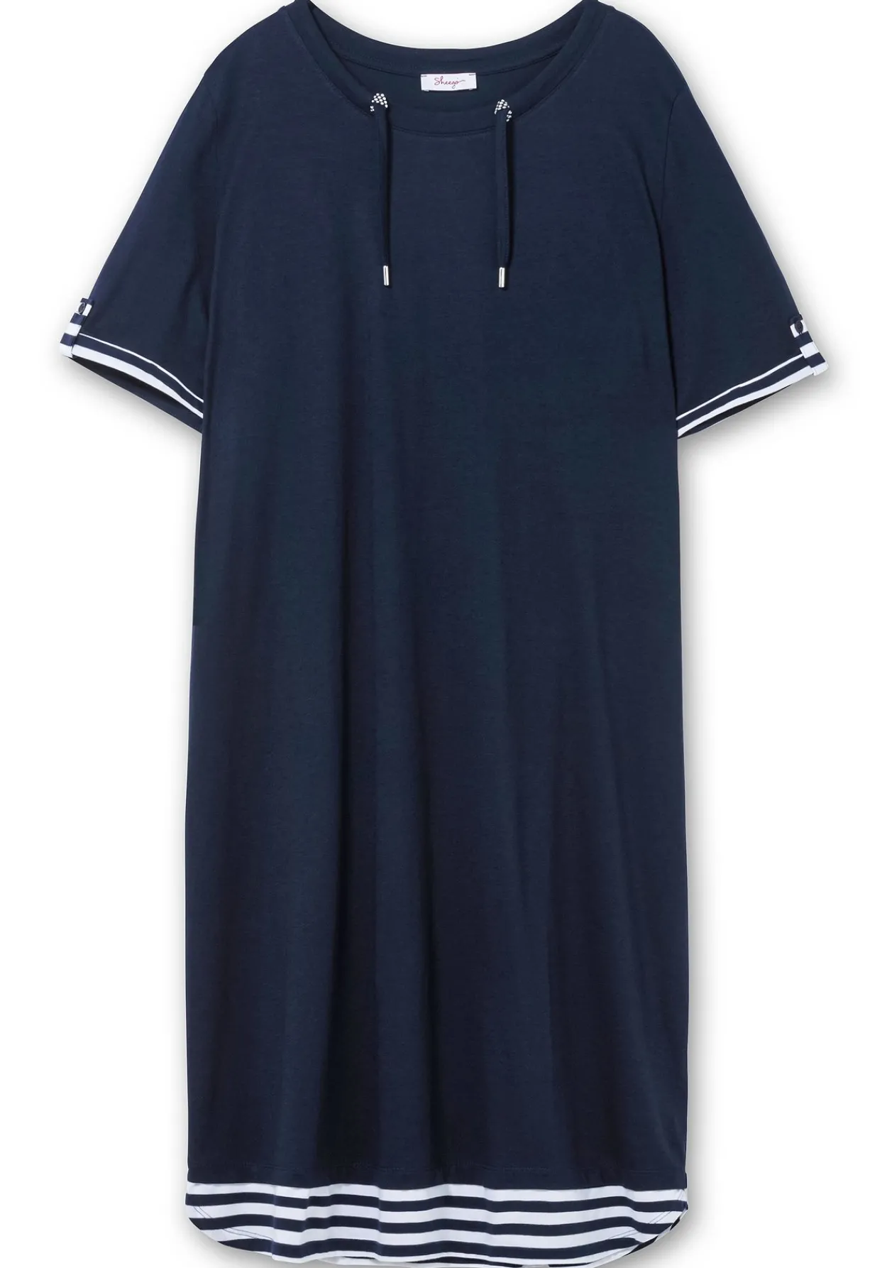 Shirtkleid aus Jersey, mit Ringel-Details<sheego Fashion