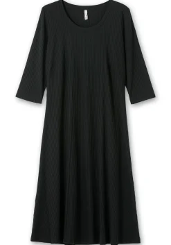 Shirtkleid aus Rippqualität, mit 3/4-Ärmeln<sheego New