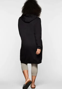 Shirtkleid mit Kapuze und Kängurutasche<sheego Outlet