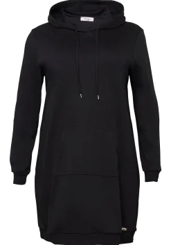 Shirtkleid mit Kapuze und Kängurutasche<sheego Outlet