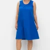 Shirtkleid mit Smok-Einsatz, in A-Linie<sheego Discount