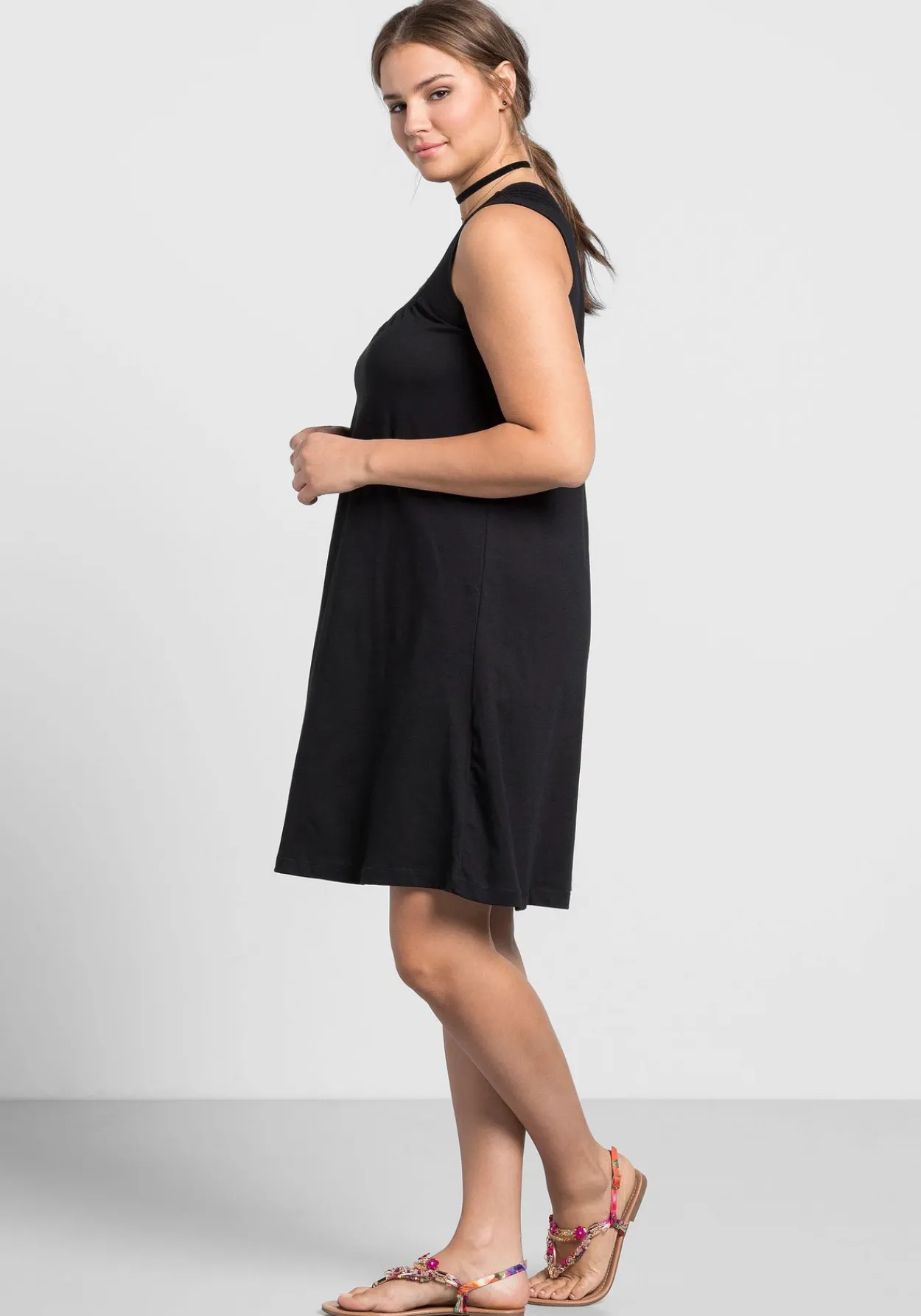 Shirtkleid mit Smok-Einsatz, in A-Linie<sheego New