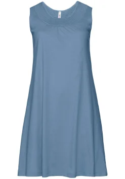 Shirtkleid mit Smok-Einsatz, in A-Linie<sheego Clearance