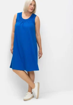 Shirtkleid mit Smok-Einsatz, in A-Linie<sheego Discount