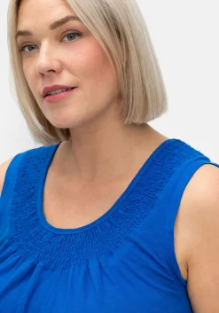 Shirtkleid mit Smok-Einsatz, in A-Linie<sheego Discount