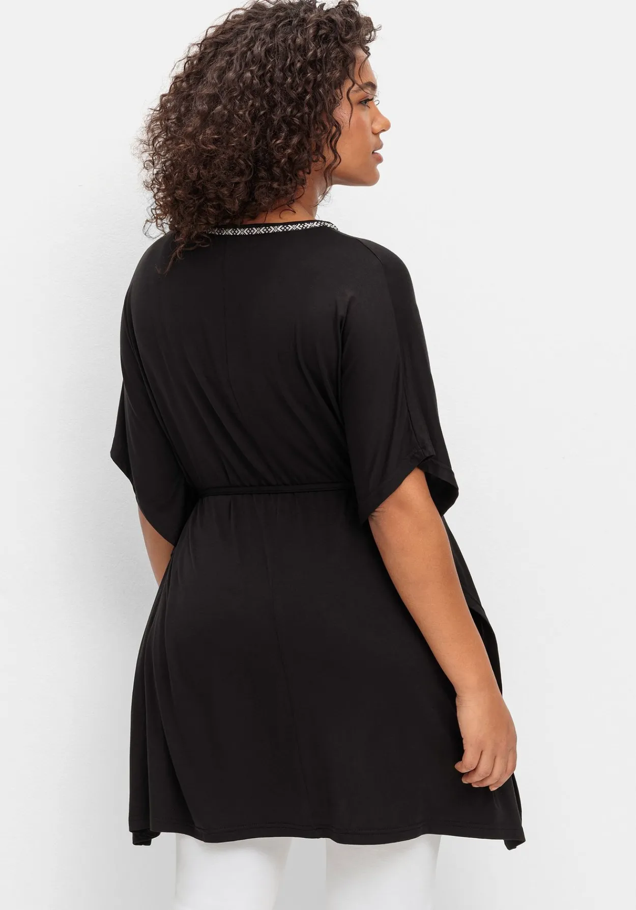 Shirttunika mit Taillen-Bindeband<sheego Discount