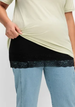Shirt-Verlängerung mit Spitzenbund<sheego Sale