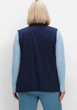 Shirtweste zum Wenden, mit Umlegekragen<sheego Discount