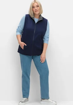 Shirtweste zum Wenden, mit Umlegekragen<sheego Discount