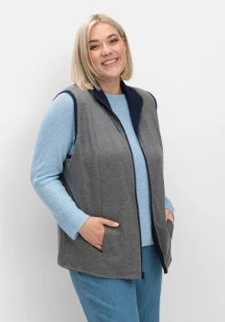 Shirtweste zum Wenden, mit Umlegekragen<sheego Discount