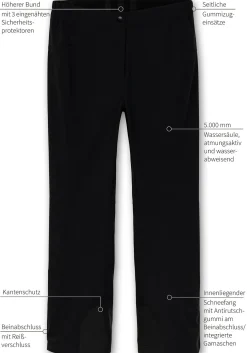 Skihose aus Softshell, wasser- und windabweisend<sheego Clearance
