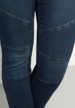 Skinny Power-Stretch-Jeans im Biker-Look<sheego Best