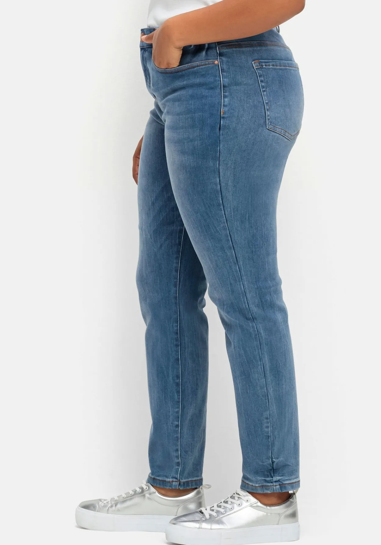 Skinny Stretch-Jeans mit Bodyforming-Effekt<sheego New